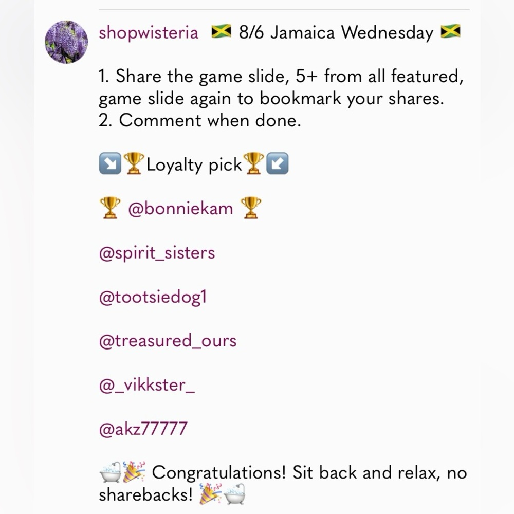 I’M FEATURED! Come join the fun
Share Game Trekking the World @shopwisteria - Picture 7 of 14